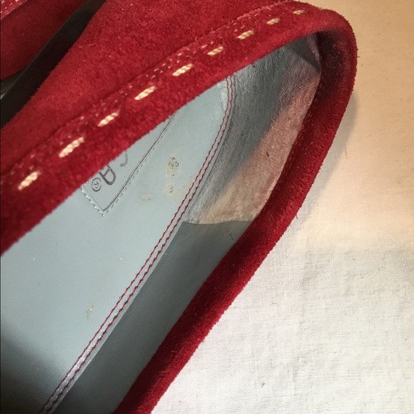 Unisa Red Suede Loafers - Picture 6 of 6